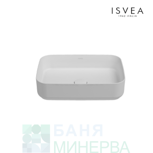 ISVEA INFINITY 10NF65050 White matt Мивка върху плот 50-36 Бял мат