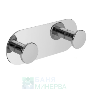 LAVEO ALM 012S MIRI Двойна закачалка за кърпи Хром