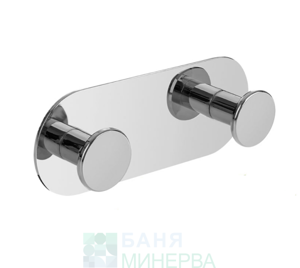 LAVEO ALM 012S MIRI Двойна закачалка за кърпи Хром