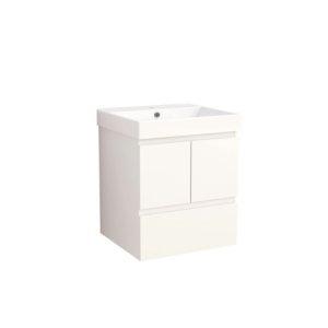 PVC шкаф за баня AMBROGIO-50 9048-50W с умивалник 5053W-51 см