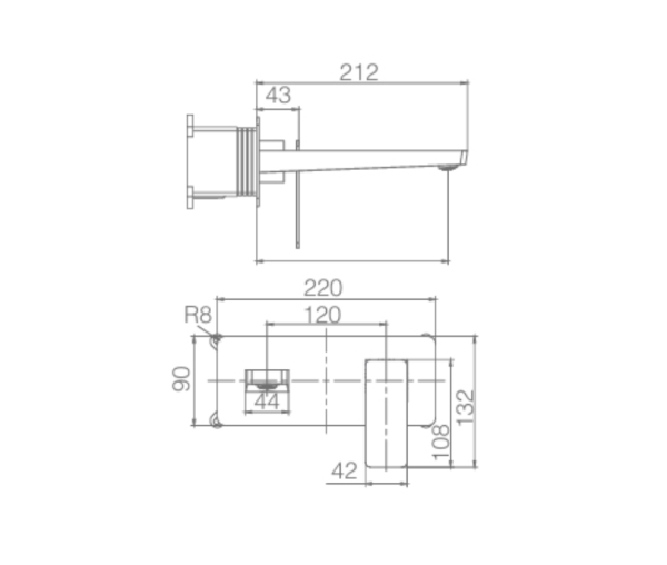 Pisa Oro ROSA CEPILLADO GLP048 Вграден смесител за мивка Imex Products 132433 - Image 3