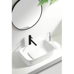 DONNI 901W БЯЛ Порцеланов умивалник за върху плот