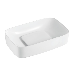 DONNI 901W БЯЛ Порцеланов умивалник за върху плот