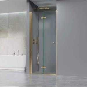 Преграден параван Хармоника злато мат ICS 114 BRUSH GOLD/100 см