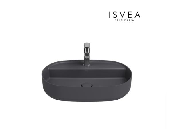 Isvea Infinity Raggio ISVEA INFINITY 10NF650602C Мивка върху плот с отвор за смесител 60-40 ...