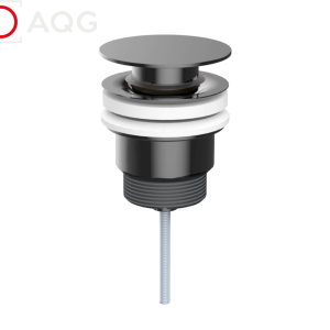 AQG LUCK 400091225 GUN METAL Универсален Клик Клак сифон за мивка