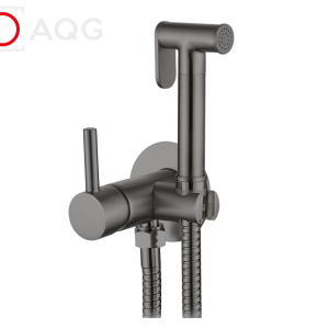 AQG TAUS 34TAU0011220 Gun Metal Хигиенен душ с вграден смесител