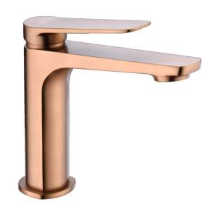 IMEX PRODUCTS NAPOLES BDN047-1  ORC Нисък смесител за мивка Розово злато Мат