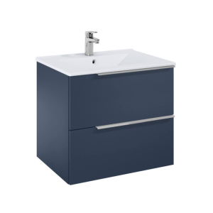 ROCA Elegant Plus NIGHT BLUE A852018538 Шкаф за баня 60 см две чекмеджета и умивалник Цвят Нощно небе