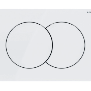 GEBERIT DELTA 01 Бял бутон за активиране на казанче 115.107.11.1