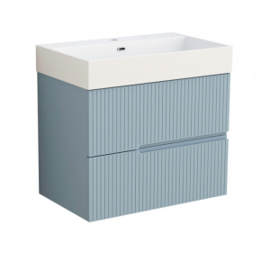 PVC Шкаф за баня ELORIA 7056BL 70 см Светло син