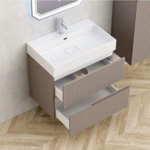 PVC Шкаф за баня ELORIA 7056BR Brown 70 см