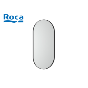 ROCA A812428000 Огледало Luna овал 45-90 с черна рамка с LED Амбиентно осветление