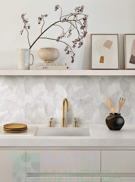 Fabula GLAM Bianco Touch MN83 Decor 33-100 Стенни плочки Marazzi - Image 2