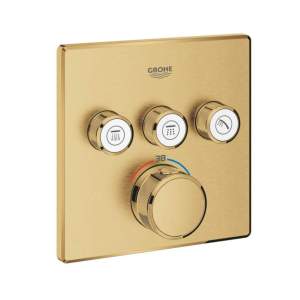 GROHE 29126GN0 GROHTHERM SMARTCONTROL Смесител за вграждане с 3 Извода brushed cool Sunrise Цвят златен