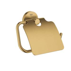 GROHE 40367GN1 ESSENTIALS Държач за тоалетна хартия с капак brushed cool sunrise