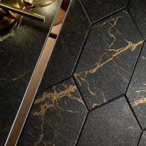 CARAMELL BROWN Form Gold 14.8-22.5 см Плочка Декор