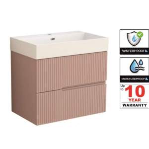 PVC Шкаф за баня ELORIA 7056 PINK 70 см Розов мат