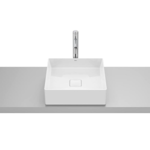 ROCA УМИВАЛНИК A32787Y000 TERRA FINECERAMIC БЯЛ 40-40 см за монтаж върху плот
