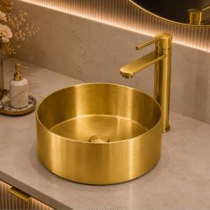 МИВКА от НЕРЪЖДАЕМА СТОМАНА PURE STEEL 3611BG Brushed Luxury Gold