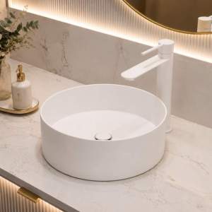 МИВКА от НЕРЪЖДАЕМА СТОМАНА PURE STEEL 3611MW Brushed Matt White